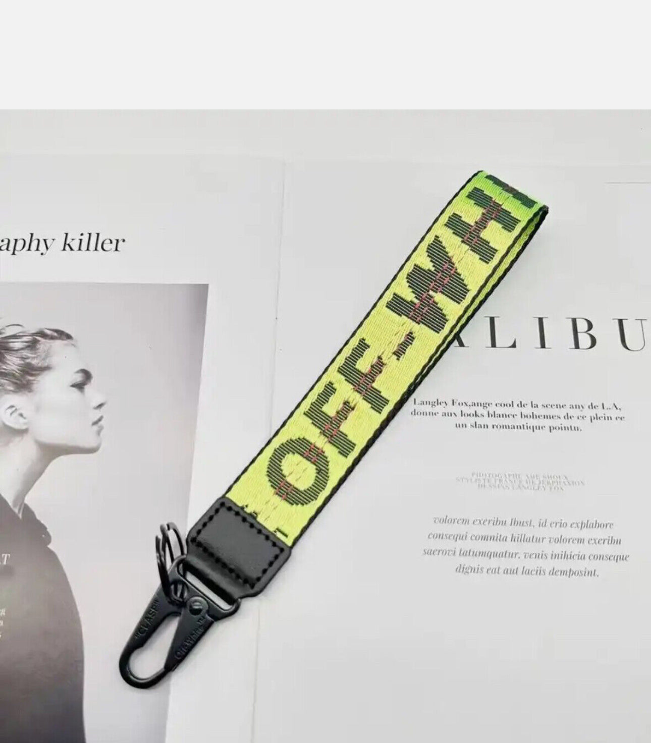 Off whites Style Keychain Strap