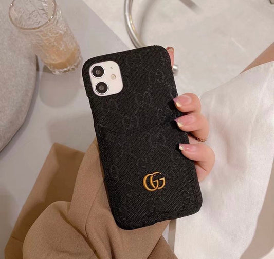 Black and gold iPhone case