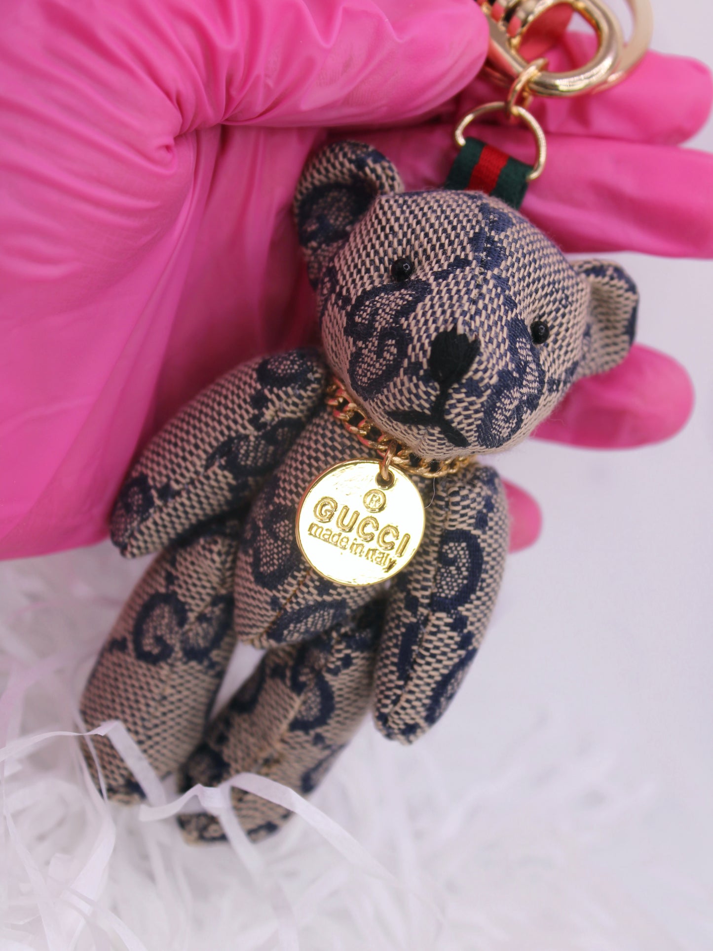 Adorable Signature Bear Keychain
